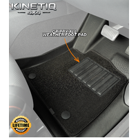 Kinetiq 4x4 BYD Shark 6 Premium Dual Layer All Weather Waterproof Floor Mats with Sill Protection! - Thumbnail