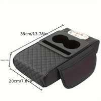 KINETIQ 4x4 Center Console Armrest Cushion Organizer with cup holders - Thumbnail