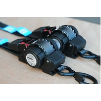 (Set of 2)- KINETIQ Automatic Retractable Ratchet Strap - 3m Length (25mm Width) - Thumbnail