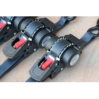 (Set of 4)- KINETIQ Automatic Retractable Ratchet Strap - 3m Length (25mm Width) - Thumbnail