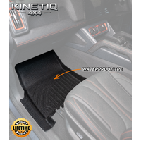 Kinetiq 4x4 BYD Shark 6 Premium TPE All Weather Waterproof Floor Mats with Sill Protection - Thumbnail