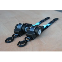 (Set of 2)- KINETIQ Automatic Retractable Ratchet Strap - 3m Length (25mm Width) - Thumbnail