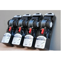 (Set of 4)- KINETIQ Automatic Retractable Ratchet Strap - 3m Length (25mm Width) - Thumbnail