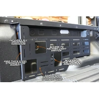 Kinetiq 4x4 Molle Panel Side Storage Units (Driver & Passenger Side Pair) to suit BYD Shark 6 - Thumbnail
