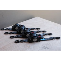 (Set of 4)- KINETIQ Automatic Retractable Ratchet Strap - 4m Length (50mm Width) - Thumbnail