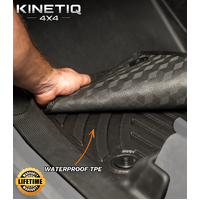 Kinetiq 4x4 BYD Shark 6 Premium Dual Layer All Weather Waterproof Floor Mats with Sill Protection! - Thumbnail