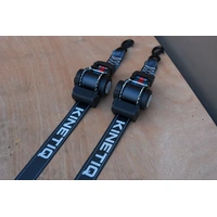 (Set of 2)- KINETIQ Automatic Retractable Ratchet Strap - 4m Length (50mm Width) - Thumbnail