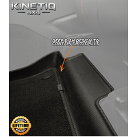 Kinetiq 4x4 BYD Shark 6 Premium Dual Layer All Weather Waterproof Floor Mats with Sill Protection! - Thumbnail