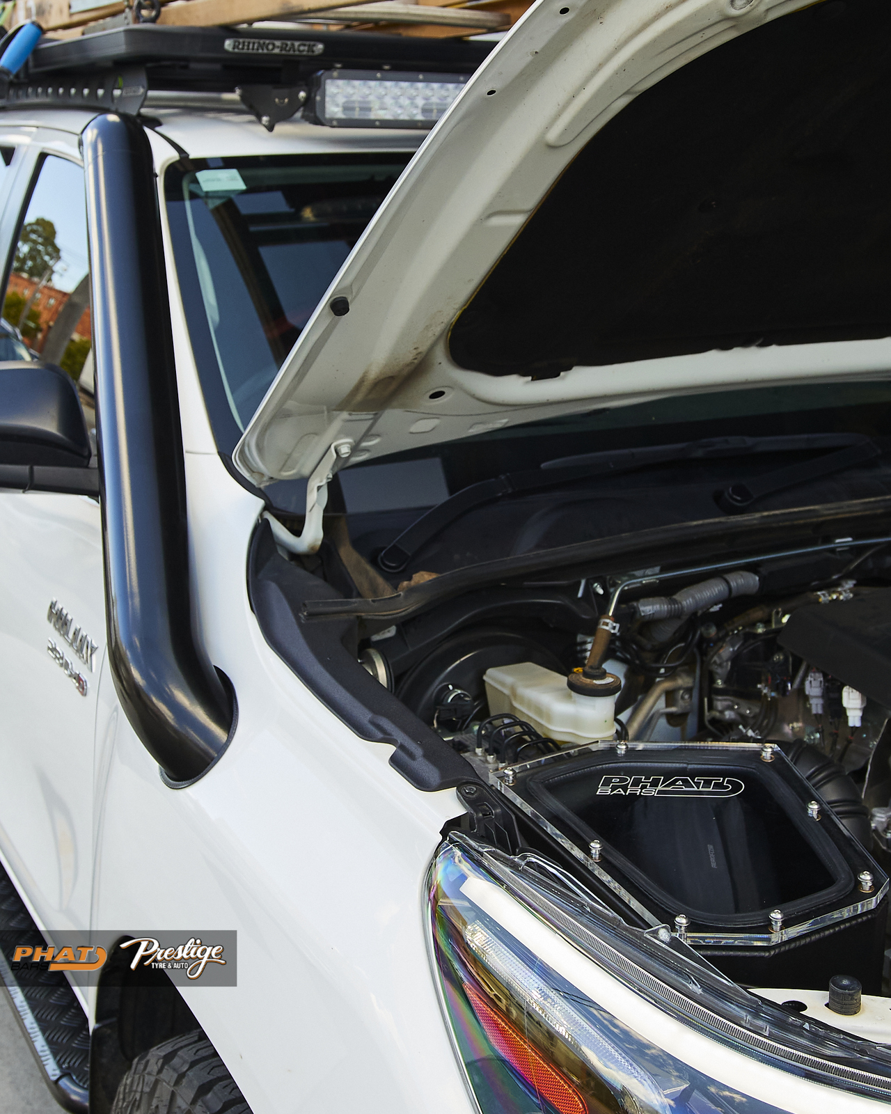 Toyota Hilux N80 Phat Bars Snorkel