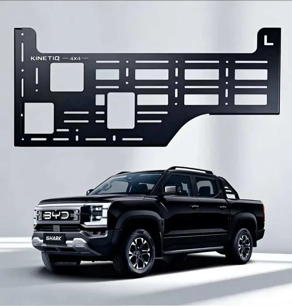 Kinetiq 4x4 Molle Panel Side Storage Units (Driver & Passenger Side Pair) to suit BYD Shark 6