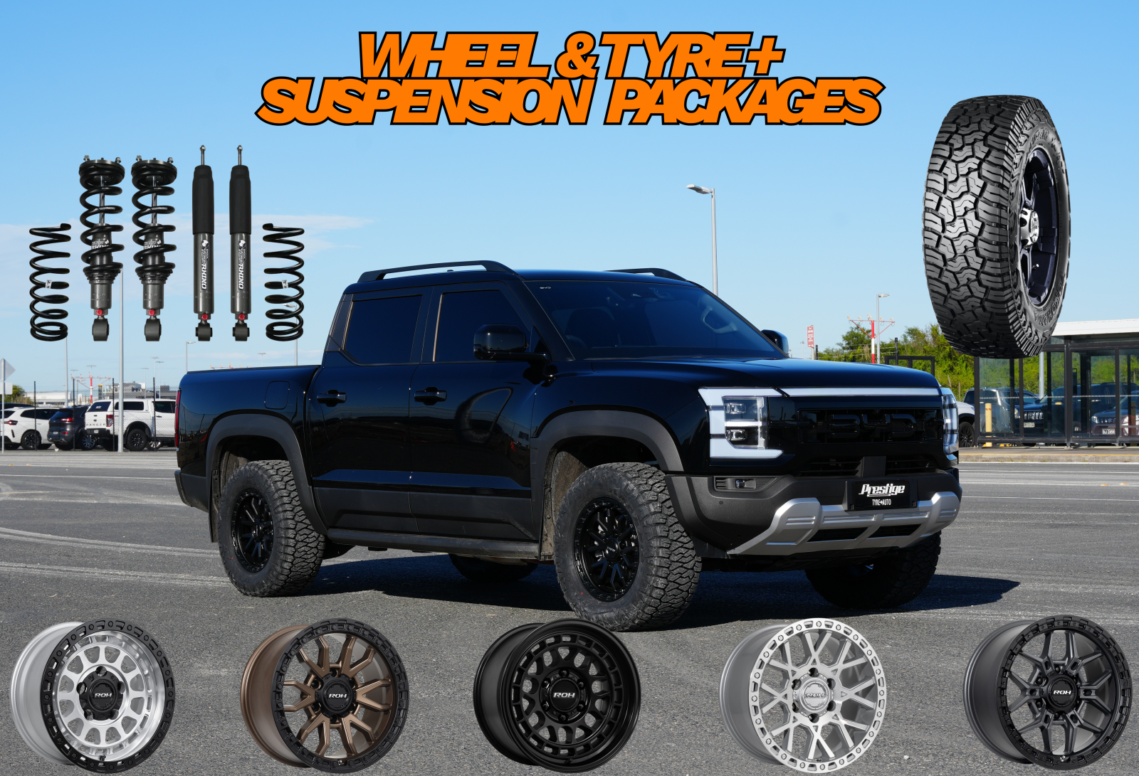 BYD Shark 6 - Wheel/Tyre & Suspension Packages