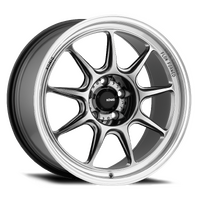 Konig Countergram 15x7.5 +35 (4x100) Hyper Chrome Centre Mirror Machined Lip