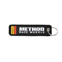Method Race Wheels Retro Logo Keychain