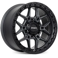 ROH Axe 18x9 +12 (6x139.7) Graphite/Matte Black Lip 