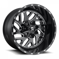 Fuel 17X9 Triton (5X114.3/5X127) ET-12 CB78.1 Gloss Black / Milled Edges 