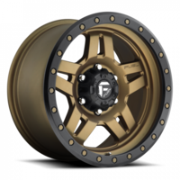 Fuel 18X9 Anza (5X150) ET+20 CB110.3 Matte Bronze / Black Ring 