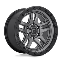 Fuel Ammo 18x9 +20 (6x139.7) Matte Gunmetal w/ Black Lip 