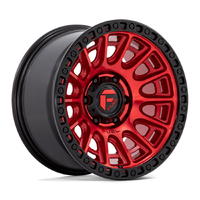 Fuel Cycle 17x8.5 (5x120) +34 Candy Red w/black ring