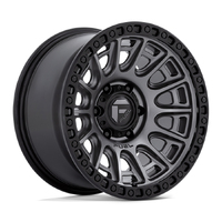 Fuel Cycle 17x8.5 (5x120) +34 Matt Gunmetal w/black ring 