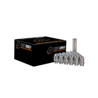 24x (12x1.5) Chrome Spline Wheel Nuts - Suit Method Wheels