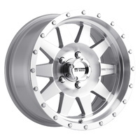 MR301 The Standard, 15x7, -6mm Offset, 5x4.5, 83mm Centerbore, Machined/Clear Coat