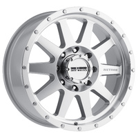 MR301 The Standard, 17x9, -12mm Offset, 8x6.5, 130.81mm Centerbore, Machined/Clear Coat