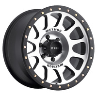 Method MR305 NV 17x8.5 +25 (6x139.7) Machined/Black Street Loc