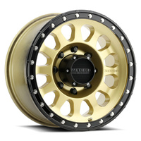 Method MR315 18x9 +18mm ((8x170)) Gold/Black Street Loc