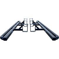 Phat Bars Toyota Hilux N80 FLAT Rock Sliders / Side Steps – Powdercoated