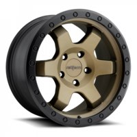 Rotiform 20X9 Six (5X127) ET+01 CB71.8 Matte Bronze / Black Ring 