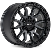 ROH Raid 18x9 +12 (6x135) Graphite/Matte Black Lip 