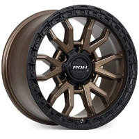 ROH Raid 18x9 +35 (6x139.7) Bronze/Matte Black Lip 