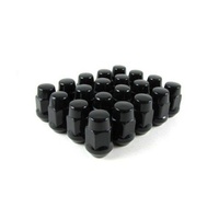 20x (12x1.5) 19mm Head Black Wheel Nuts