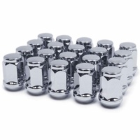 24x (12x1.5) 19mm Head Chrome Wheel Nuts