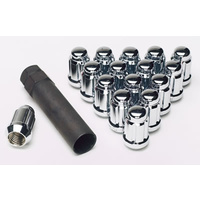 20x (12x1.5) Chrome Spline Wheel Nuts & Spline Key