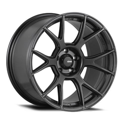 Konig Ampliform 18x8.5 +43 (5x112) Dark Metallic Graphite