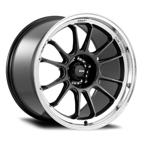 Konig Hypergram 15x7.5 +35 (4x100) Metallic Carbon Machined Lip
