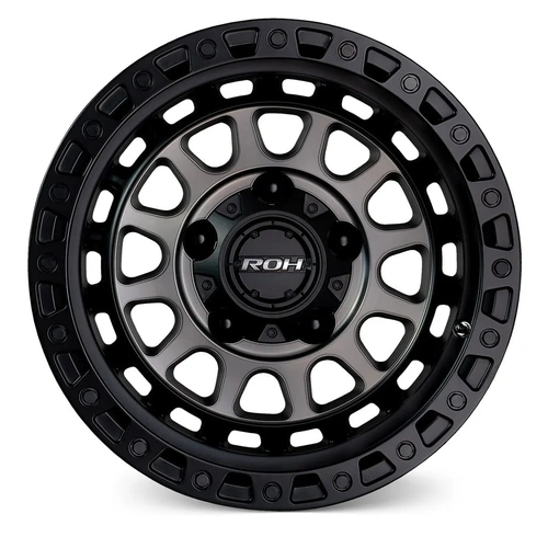ROH Assault 17x9 +25 (6x139.7) Graphite/Matte Black Lip