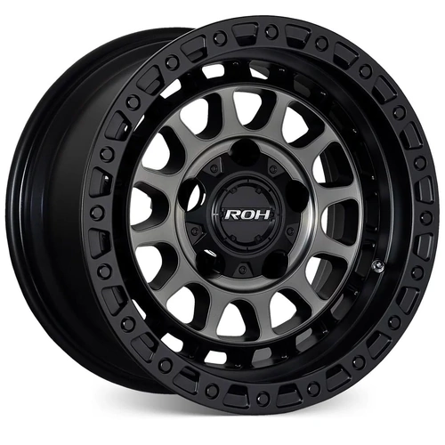 ROH Assault 18x9 +40 (6x139.7) Graphite/Matte Black Lip
