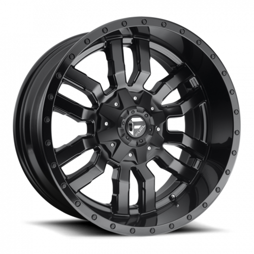 Fuel Sledge Aus 18X8 (5X120) 35 Matt Black/Gloss Dish 
