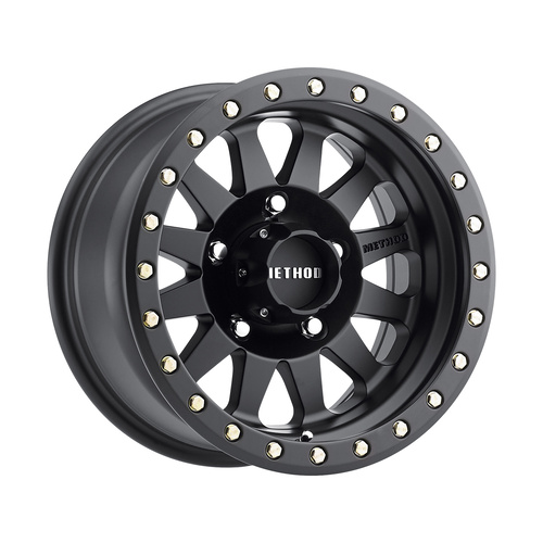 Method MR304 Double Standard 17x8.5 0mm Offset (5x150) Matte Black
