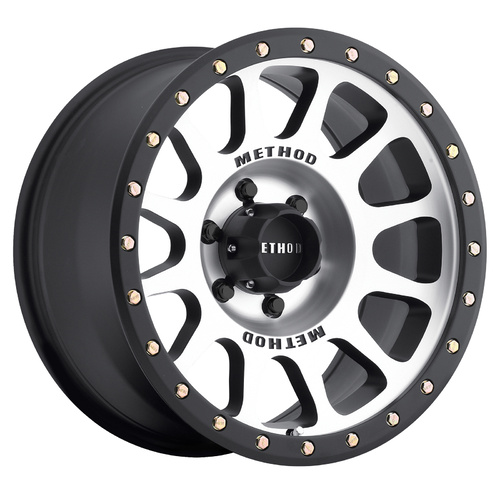 Method MR305 NV 18x9 -12mm (6x139.7) Machined/Black Street Loc