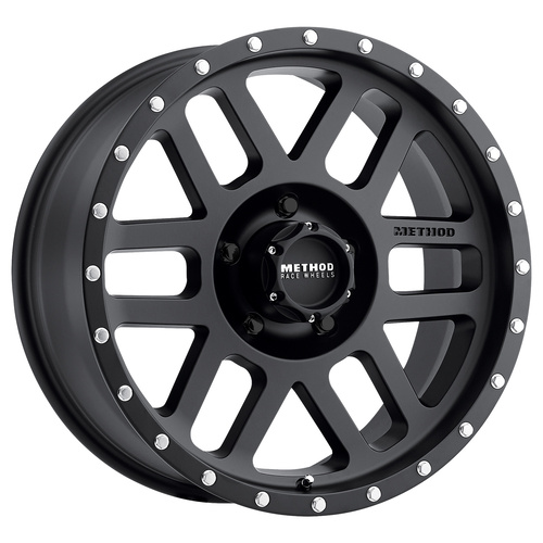 Method MR306 Mesh 18x9 +18mm (5x150) Matte Black