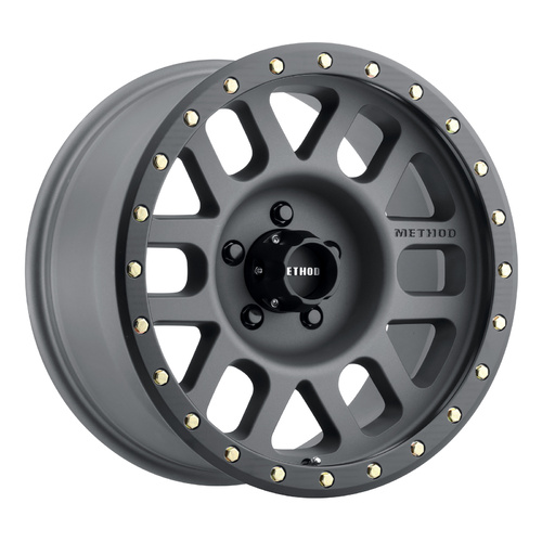 Method MR309 Grid 18x9 +18mm (5x150) Titanium/Black Street Loc