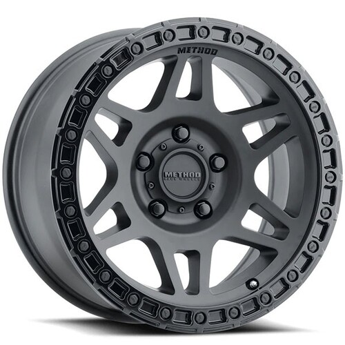 Method MR312 Double Black 17x8.5 0 offset (6x139.7) Matte Black