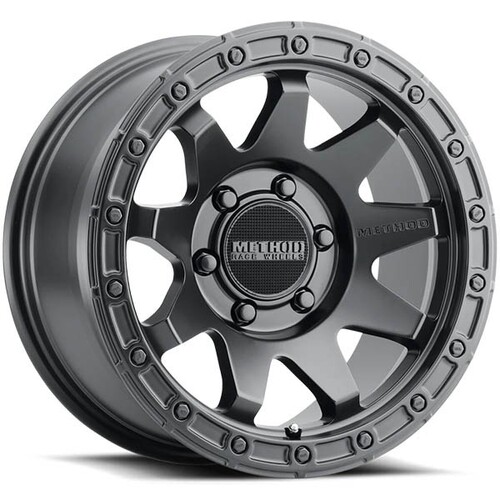 Method MR317 17x8.5 0mm Offset (6x139.7) Matte Black