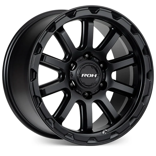 ROH Onyx 18x9 +12 (6x139.7) Matte Black 