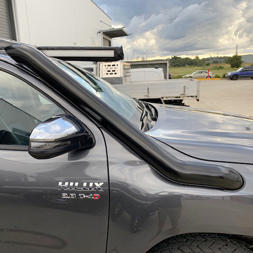 Toyota Hilux N80 Phat Bars Snorkel [Colour: Satin Black]