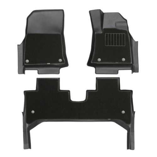 Kinetiq 4x4 BYD Shark 6 Premium Dual Layer All Weather Waterproof Floor Mats with Sill Protection!