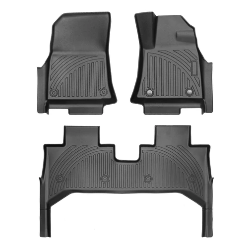 Kinetiq 4x4 BYD Shark 6 Premium TPE All Weather Waterproof Floor Mats with Sill Protection